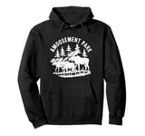 Amoosement Park Funny Moose Pullover Hoodie