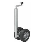 Mobilibrico - Roue Jockey Double 48 Mm Avec Pneus En Caoutchouc Solide 200 x 50 Mm