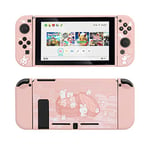 Coque de Protection GeekShare Compatible avec Nintendo Switch, Coque Souple en TPU Slim Fit Switch Console et Joy-Con (Steamed Bun Rabbit) [Jeu vidéo]