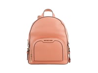 Michael Kors WoMens Jaycee Medium Sherbert Pebbled Leather Zip Pocket Backpack Bookbag - Pink - One Size