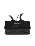 StarTech.com 2 Port USB HDMI Cable KVM Switch w/ Audio and Remote Switch