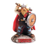 Viking med Röd Mantel Swe 10cm