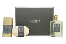 FLORIS CEFIRO GIFT SET 100ML EDT + 100G SOAP + 75ML DEODORANT STICK. NEW