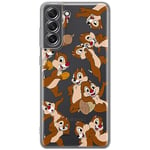 ERT GROUP Coque de téléphone Portable pour Samsung S21 FE Original et sous Licence Officielle Disney Motif Chip & Dale 004 Parfaitement adapté à la Forme du téléphone Portable, partiel imprimé