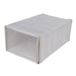 Boîte de Rangement Chaussure "Pliable" 34cm Gris