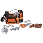 SMOBY Black + Decker Caisse à Outils Tissu + 4 Acs