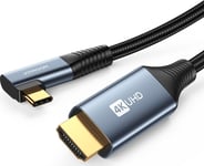 Usb-C - Hdmi Joyroom Sy-20C1 Vinklad 4K 60Hz 2M Kabel - Grå