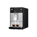 Melitta - F230-101 - Machine a cafe Purista - Expresso Automatique avec broyeur a grains - 1450W - Reservoir deau 1,2L - Argent
