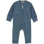 Gullkorn Jona fleece heldress til baby, Denimblå