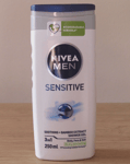 NIVEA MEN Sensitive - Soothing + Bamboo Extract 3-in-1 Shower Gel. 250ml.