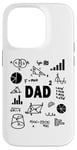 Coque pour iPhone 14 Pro Dad Squared Second Time Dad Math Second Power Father