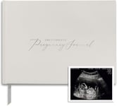 Pregnancy Journal Memory Book - Pregnant Gift Books For New Mothers (Silver)