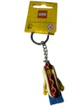 LEGO Series 13 Hot Dog Man Guy Minifigure Key Ring Chain 853571 NEW Genuine