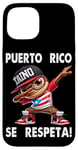 Coque pour iPhone 15 Puerto Rico Se Respeta! Drapeau Coqui Taino Dab Boricua PR