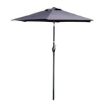 Urban Living SUNNYDAYS PARASOL VILLA VERDE DIAM 200CM INCLINABLE GRIS ANTHRACITE