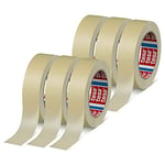 tesa 4323 Indoor Masking tape for painting and decorating - 3 Day residue free removal, 50 m x 50mm - Pack of 3