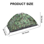 1 Personne Portable en Plein Air Camping Tente en Plein Air RandonnéE Voyage Camouflage Camping Sieste Tente