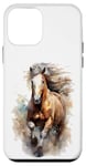 Coque pour iPhone 12 mini Majestic Horse – Hommes, femmes et petites filles, équitation, couleur