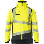 VINTERJAKKE,5XL,HI-VIS GUL/MØR