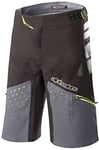 Alpinestars Drop Pro Shorts, Black/Steel Gray, Size (36)