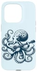 Coque pour iPhone 15 Pro Kraken, guitariste de Octopus, joue du Rocker