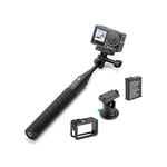 Osmo Action 3 Travelling Combo - Vlog Action Camera, 4K/120fps & Super-Wide FOV, Waterproof, Long-Lasting, 1.5m Extension Rod, Action Camera for Camping