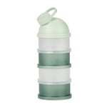 Babymoov Boites de Lait en Poudre Babydoses - Bec Verseur Ergonomique - 4 compartiments Empilables - Hermétiques - Fabriquées en France - Grande Contenance, Vert