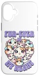 Coque pour iPhone 16 Plus Fur-ever in My Heart Kawaii Cochon d'Inde Cœur