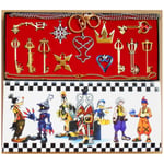 13 pcs/conjunto chaveiro colar de armas Kingdom Hearts