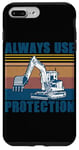 Coque pour iPhone 7 Plus/8 Plus Ouvrier du bâtiment Pilote d'excavatrice de chantier