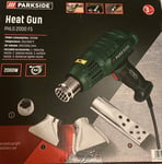 Parkside Electric Hot Air Heat Gun With 4 Nozzles | Corded 2000W - NEW