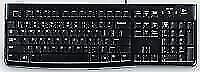 Logitech K120 Clavier USB QWERTY Italien Noir