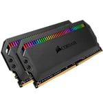 Corsair Dominator Platinum RGB - DDR4 - sett - 32 GB: 2 x 16 GB - DIMM 288-pin - 3200 MHz / PC4-25600 - ikke-bufret