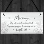 Marriage Poem Anniversary Gift For Husband Wife Mr And Mrs Love Sign Gift