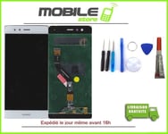 Vitre Tactile + Ecran LCD Pour HUAWEI P10 Lite (WAS-L21) blanc + outils + Colle