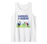 Laurel & Hardy Comic Book Golf Sketch Tank Top