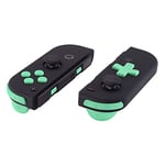 eXtremeRate Boutons Complet pour Nintendo Switch Joycon pour NS OLED, Bouton ABXY Direction Home Plus Moins L R ZL ZR SR SL Trigger pour Joycon Manette Switch Menthe Vert(Dpad Version)