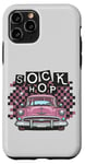 Coque pour iPhone 11 Pro Chaussette de voiture vintage Hop