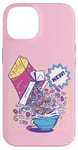 Coque pour iPhone 14 Fresh Out of Fucks Céréales Drôle Ironique Sarcastique Rétro Comic