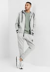 Nike Air Mens Zip Through Tracksuit Set Full In Grey Cotton - Size Medium