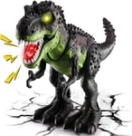 47cm Dinosaure Jouet Enfants, Grande T-Rex Figurine Dinosaures, Marche, Rugissent, Jouet Dino Robot Avec Lumières Et Sons, Éducatif Cadeau Pour Garçons Filles 3 4 5 6 Ans