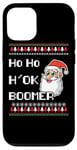 Coque pour iPhone 12/12 Pro Ho Ho H' OK BOOMER Santa Claus Gen Z Pull de Noël moche