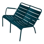 Fermob - Luxembourg Duo Low Armchair Acapulco Blue 21 - Utomhusfåtöljer