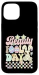 Coque pour iPhone 15 Beauty Fool Day Œufs de Pâques Lapin