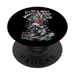 It’s the Most Wonderful Trash of the Year Raccoon Pun PopSockets Adhesive PopGrip