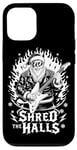 iPhone 12/12 Pro Shred The Halls Christmas Rocker Santa Rock Guitarist Case