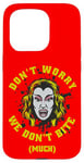 Coque pour iPhone 15 Pro Graphique Vampire Horror We Don't Bite Much Blood