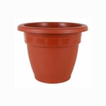 Dem Lot de 6 Pots de Fleurs carrés en Plastique Marron Ø 50 cm