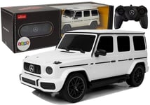 Lean Toys Auto Mercedes AMG G63 RC R/C 1:24 Valkoinen 2,4 G