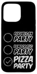 Coque pour iPhone 15 Pro Max Republican Party Decromatic Party Pizza Party --